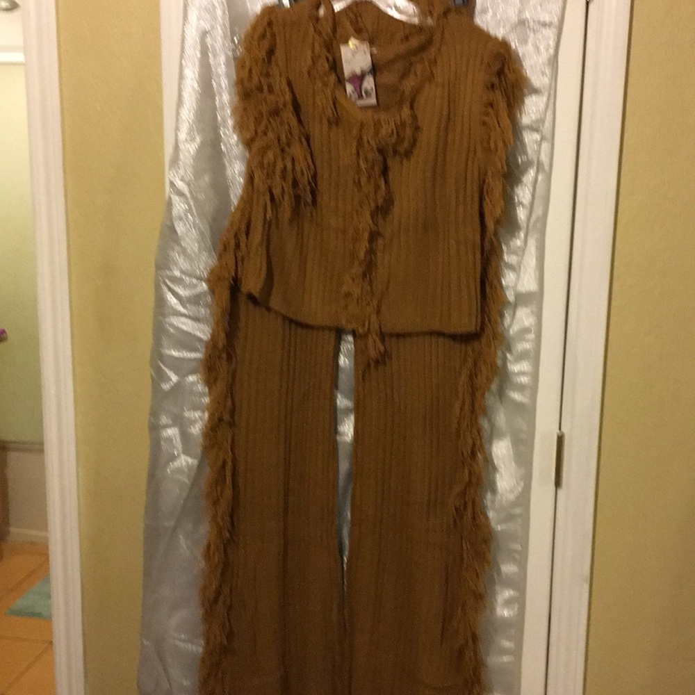 Shaggy Sweater Two piece set